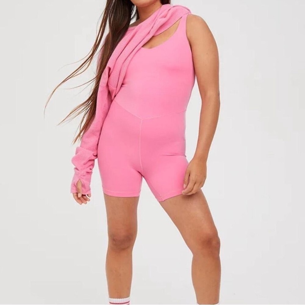 OFFLINE by aerie Real Me Low Key 5” Romper